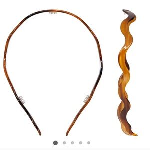 Emi Jay Starlet Headband in Curved Amber